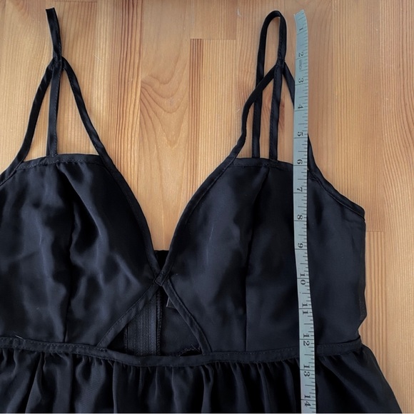 NWOT Wet Seal Sheer Black Midi Dress - Picture 11 of 16